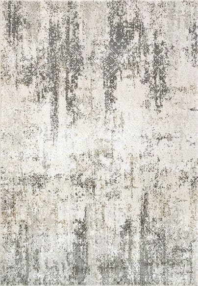 Dynamic Rugs QUARTZ 27053-190 Ivory and Grey